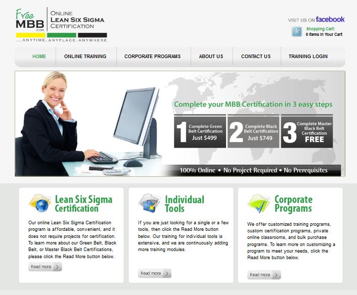 Lean Six Sigma Certification through www.FreeMBB.com